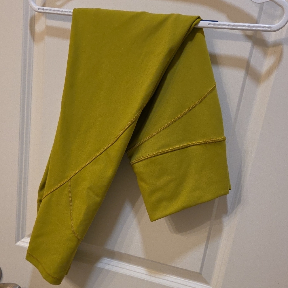 Lululemon Yellow Green Leggings